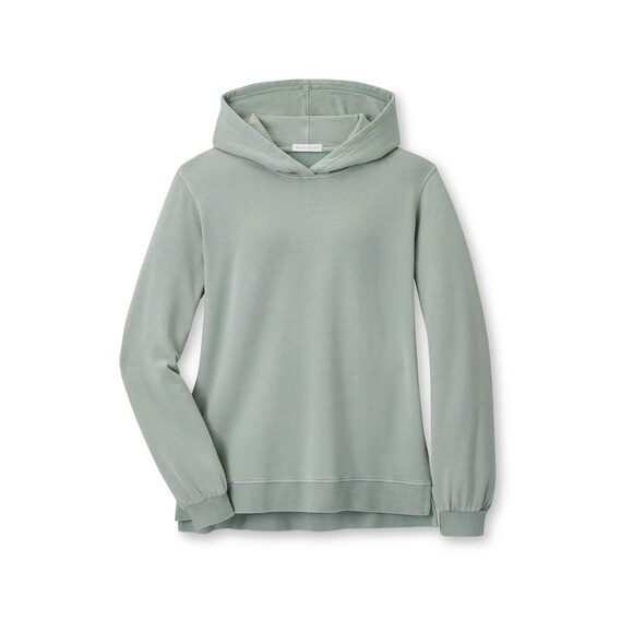 C140 Peter Millar Women’s Lava Wash Relaxed Hoodie Sage Fog Green Size Small - Picture 1 of 4